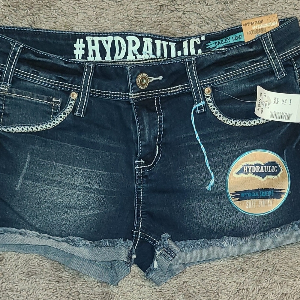 Hydraulic Navy Denim Shorts